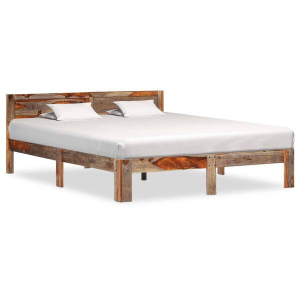 vidaXL Bedframe zonder matras massief hout 180x200 cm