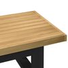 vidaXL Salontafel NOAIN U-vormige poten 120x60x40 cm massief hout