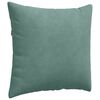 vidaXL Sofa Kussens 2 stuks Zeegroen 50 x 50 cm Cordstof