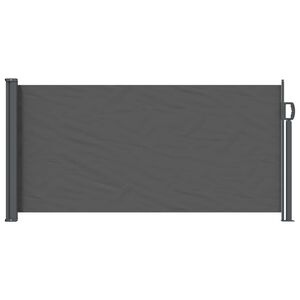 vidaXL Uittrekbaar Zijscherm Antracietkleurig 300 x 100 cm Polyester