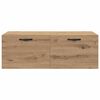 vidaXL Wandkast Artisan Eiken 100 x 36,5 x 35 cm Bewerkt hout