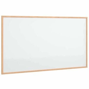 vidaXL Magnetisch whiteboard met massief grenenhouten frame 100x55 cm