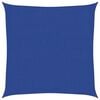 vidaXL Zonnezeil 160 g/m&sup2; vierkant 3x3 m HDPE blauw