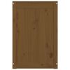 vidaXL Wasmand 44x44x66 cm massief grenenhout honingbruin