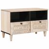 vidaXL TV Eenheden Wit 70 x 33 x 46 cm Bewerkt hout