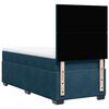 vidaXL Boxspring met matras fluweel blauw 80x200 cm