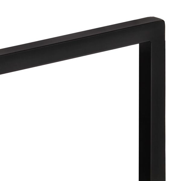 vidaXL Wandschappen 2 st 60x25x35 cm massief acaciahout en staal