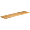 vidaXL Tafelblad met natuurlijke rand 160x40x2,5 cm massief mangohout