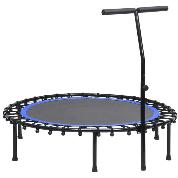 vidaXL Fitnesstrampoline met handgreep en veiligheidsmat 122 cm