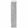 vidaXL Radiatorafdekking Beton Grijs 78 x 19 x 81,5 cm Bewerkt hout