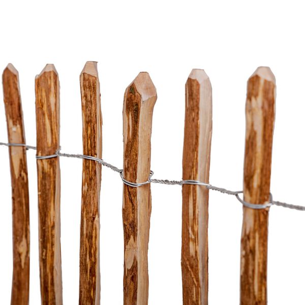 vidaXL Hek 60x500 cm hazelaarhout