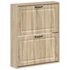 vidaXL Wandgemonteerde Schoenkast UTRECHT 71 x 17 x 86 cm Bewerkt hout