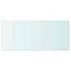 vidaXL Schappen 2 st 50x25 cm glas transparant