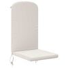 vidaXL Zon Loungerkussen GEMERT 100% Polyester Wit 47 x 131 x 5 cm