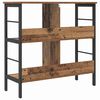 vidaXL Boekenkast Oud Hout 82 x 32 x 79 cm Bewerkt hout