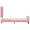 vidaXL Boxspringbed met hoofdeinde Roze 120 x 190 cm Fluweel