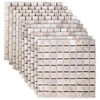 vidaXL Moza&iuml;ek Tegels Cr&egrave;mekleurig 30 x 30 cm Marmer