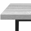 vidaXL Salontafel Grijs 100 x 50 x 40 cm Bewerkt hout en metaal