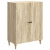 vidaXL Dressoir Sonoma Eiken 66 x 34,5 x 90 cm Bewerkt hout