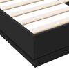 vidaXL Bedframe met LED-verlichting zwart 100x200 cm