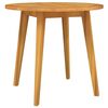 vidaXL Tuintafel &Oslash;85x75 cm massief acaciahout