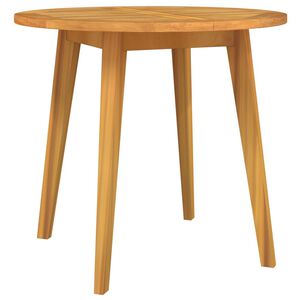 vidaXL Tuintafel &Oslash;85x75 cm massief acaciahout