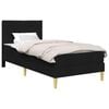 vidaXL Bedframe Zwart 90 x 190 cm Polyester