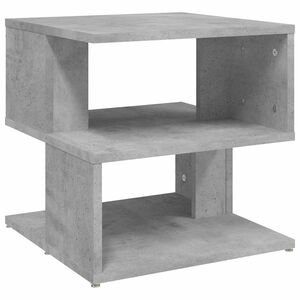 vidaXL Bijzettafel 40x40x40 cm bewerkt hout betongrijs