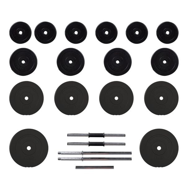 vidaXL Halterset met gewichten 60 kg