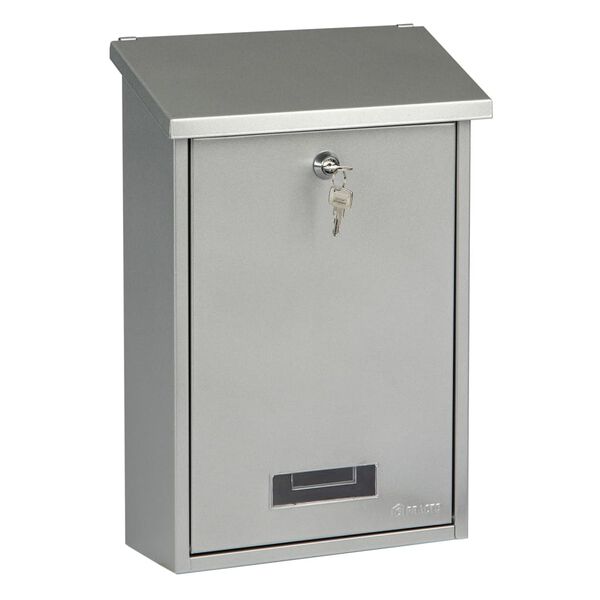 Practo Brievenbus Dublin zilverkleurig