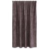 vidaXL Velvet Gordijnen met gordijnen 2 pcs Bruin 140 x 140 cm Fluweel