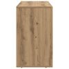 vidaXL Dressoir Artisan Eiken 100 x 35 x 59 cm Bewerkt hout