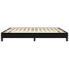 vidaXL Bedframe zonder matras stof zwart 180x200 cm