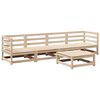 vidaXL 5-delige Loungeset massief grenenhout