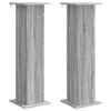 vidaXL Plantenstandaard 2 st Grijs sonoma 30,5 x 30 x 100,5 cm