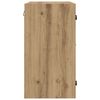 vidaXL Wandkast Artisan Eiken 68 x 37 x 68,5 cm Bewerkt hout
