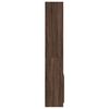 vidaXL Hoge kast 63x33x180 cm bewerkt hout bruin eikenkleurig