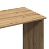 vidaXL Bureau 102x50x75 cm bewerkt hout artisanaal eikenkleurig