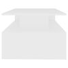 vidaXL Salontafel 90x60x42,5 cm bewerkt hout wit
