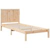 vidaXL Bedframe extra lang zonder matras massief hout 100x210 cm