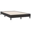 vidaXL Boxspring met matras fluweel zwart 120x220 cm