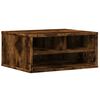 vidaXL Printerkastje 49x40x22,5 cm bewerkt hout gerookt eikenkleurig