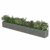 vidaXL Gabion plantenbak verhoogd 450x50x50 cm gegalvaniseerd staal