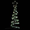 vidaXL LED-kerstboom met kerstballen 100 LED's warm wit 150 cm