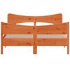 vidaXL Bedframe zonder matras massief grenenhout wasbruin 160x200 cm