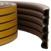 vidaXL Zelfklevende raamafdichting Bruin 14 x 12 mm 12 m EPDM-schuim