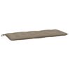 vidaXL Tuinbankkussen 120x50x7 cm oxford stof taupe