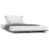 vidaXL Bedframe massief grenenhout grijs 90x200 cm