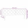 vidaXL Hoofdbord Cr&egrave;me 160 cm Stof