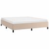 vidaXL Bedframe kunstleer cappuccinokleurig 180x200 cm
